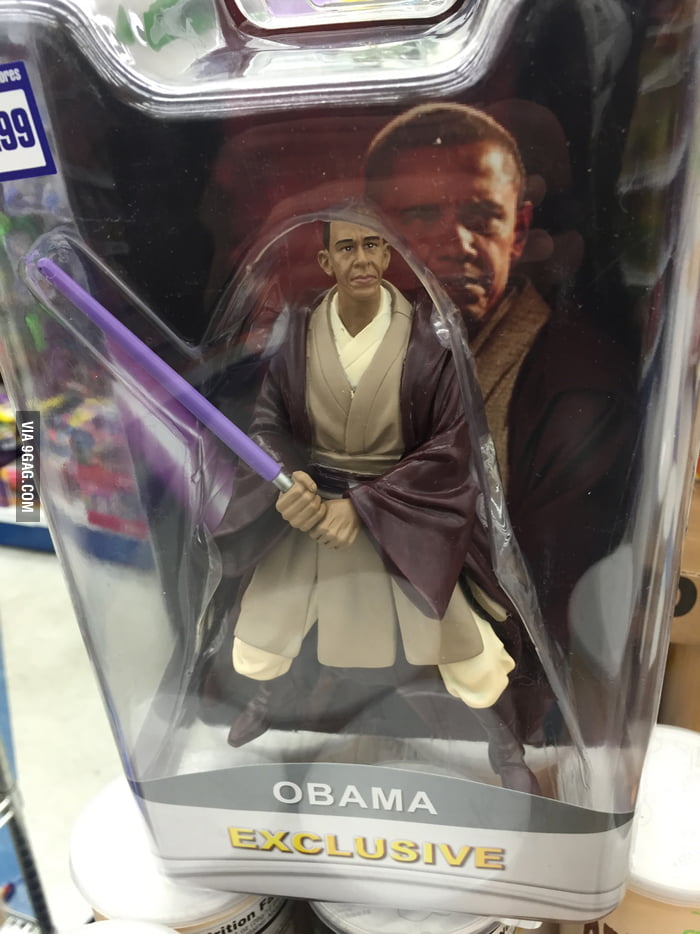 Obama jedi sale action figure