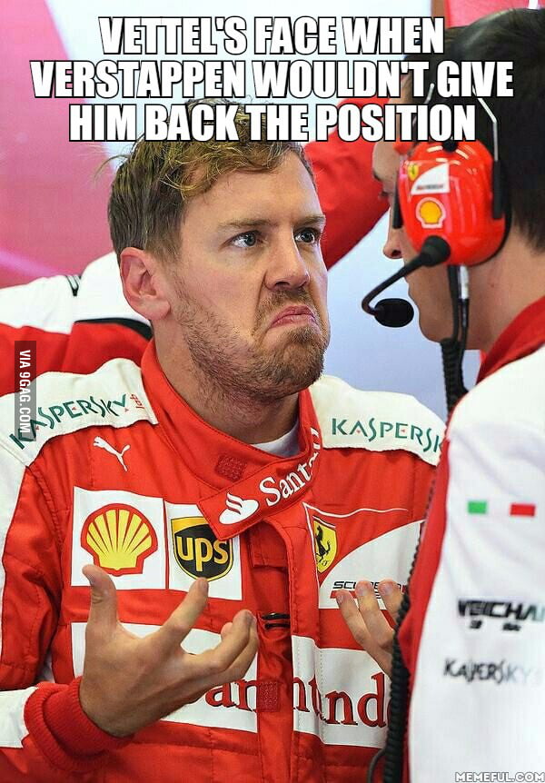 I think Verstappen is making F1 intens again - 9GAG