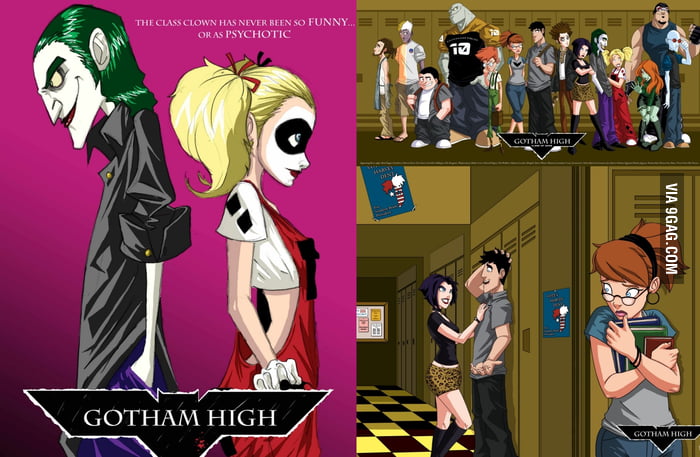 A Batman show that was never made - All the characters re-imagined as high  school steretypes - 9GAG