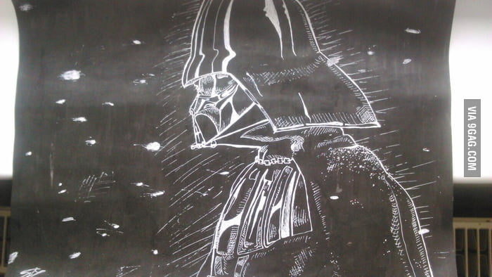 My sister painted this, hope you like it - 9GAG