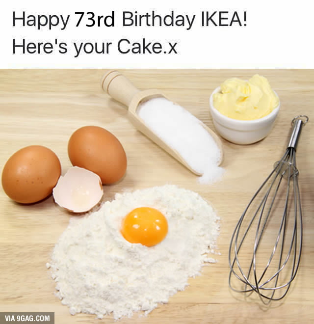 Happy birthday IKEA! 9GAG