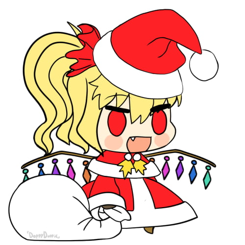 Padoru Advent calendar (day 6): Flandre Scarlet (by doppy doppie) - 9GAG