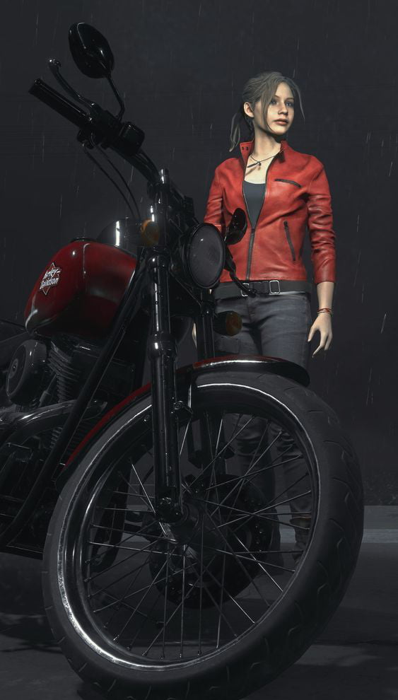 Badass Claire Redfield on a bike. I want a friend like her - 9GAG