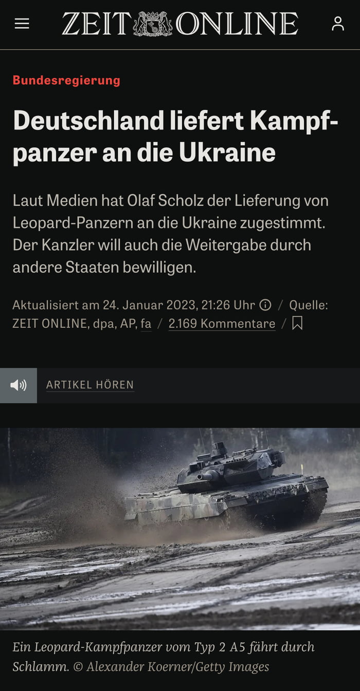 Right After Poland Asked For Permission To Send Tanks Germany Also