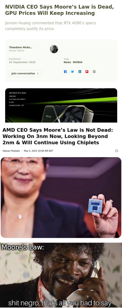 I really want Intel to hurt Nvidia's marketshare. - 9GAG