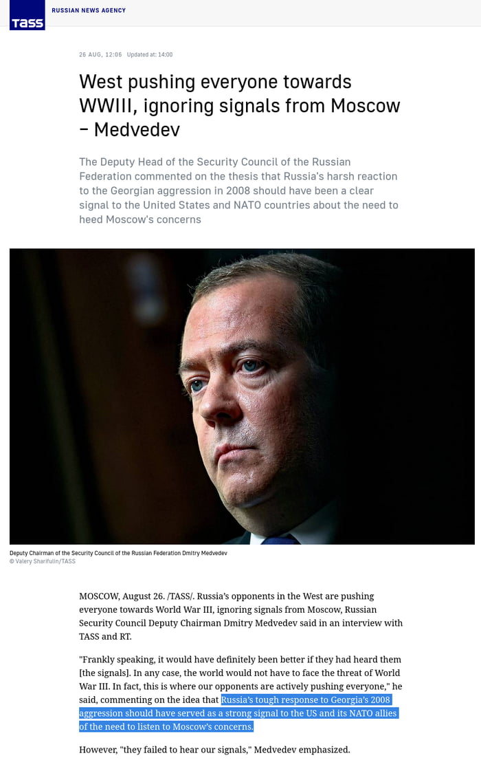 Willy Wodka "If our senseless violence in other countries does not