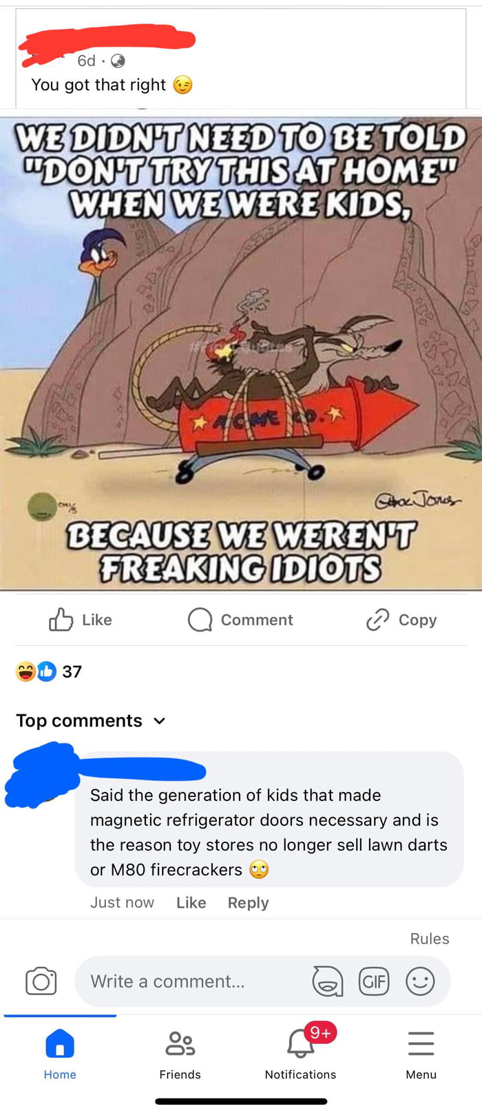 Isn’t your generation the reason refrigerators can be opened from the