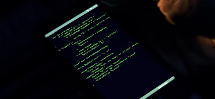 From Equalizer 2 movie, what programming language is this? - 9GAG