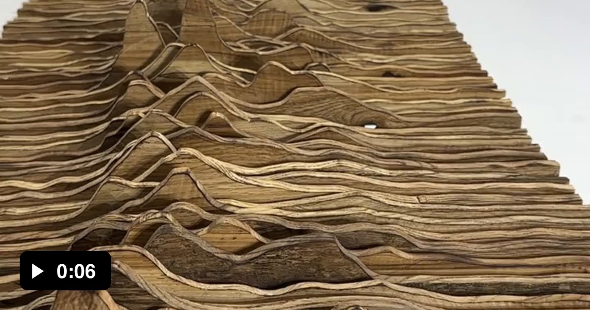 Unknown Pleasures of the sound falling planks make. - 9GAG