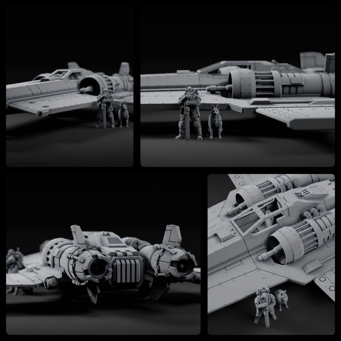 I design vehicles and miniatures for tabletop games and my own PC game ...