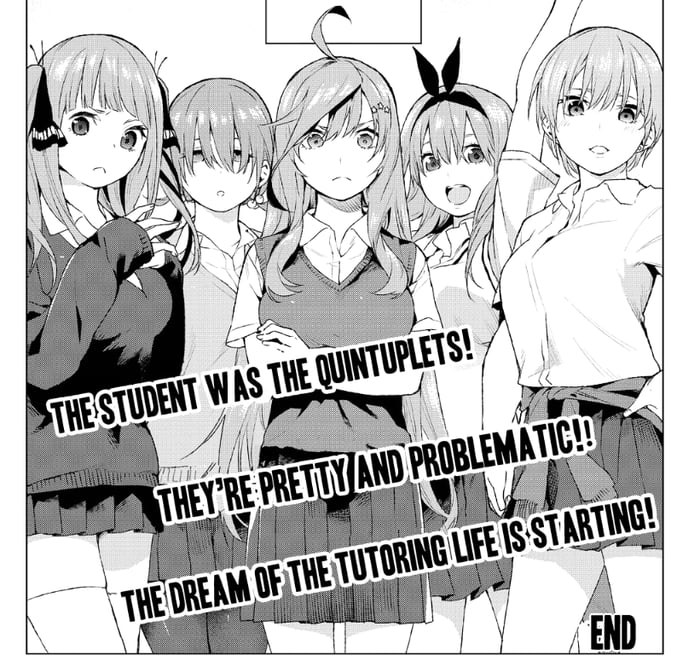 Just finish 5 toubun no hanayome, Nino is the best waifu, far ahead of  others sisters - 9GAG