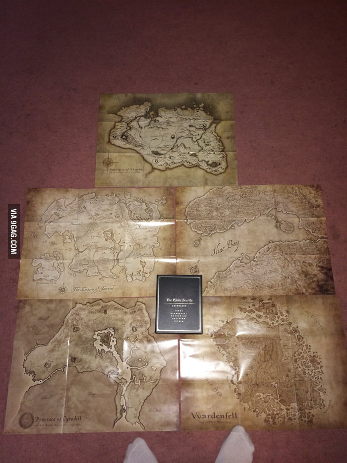 All of the elder scrolls maps series... - 9GAG