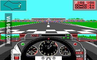 First Racing Game Computer German First racing game I ever played on my Windows 3.0... My mom always ...