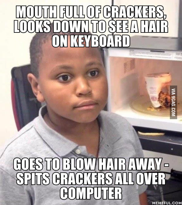 A Hair On Keyboard 9gag 