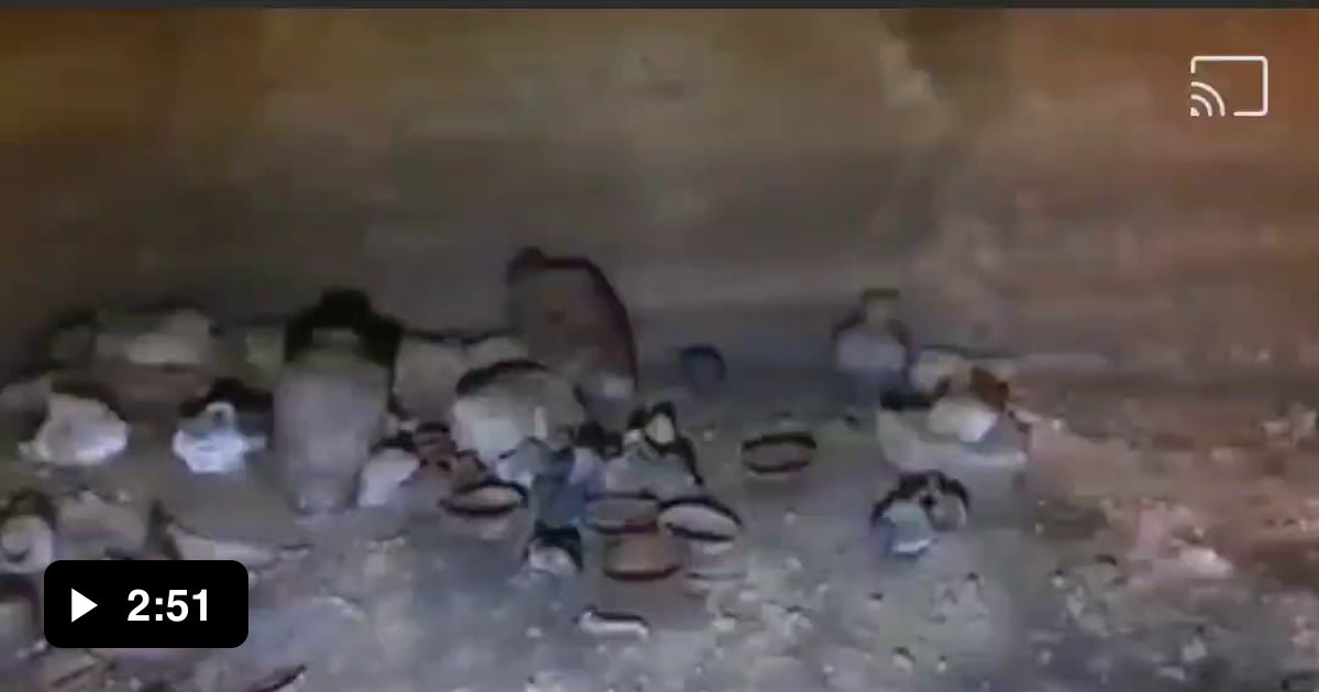 Burial chamber accidentally discovered during construction work in