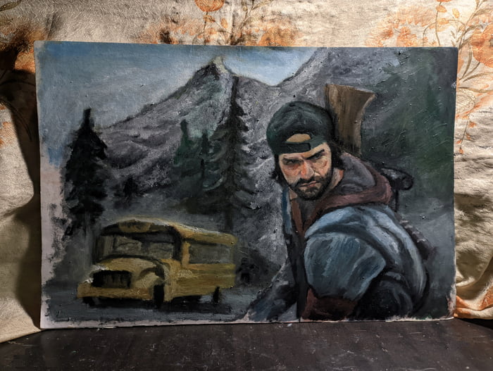 Just finished painting Days gone fan art. Hope y'all like it 9GAG