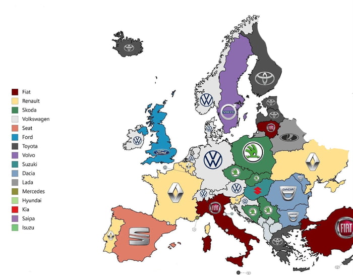 Best Selling Car Brands In Each European Country 9GAG best-selling-car-brands-in-each-european-country-9gag