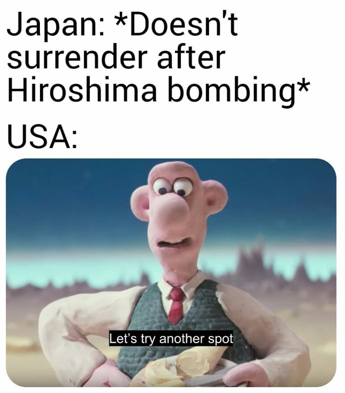 USA bombs Japan. ca 1945 9GAG