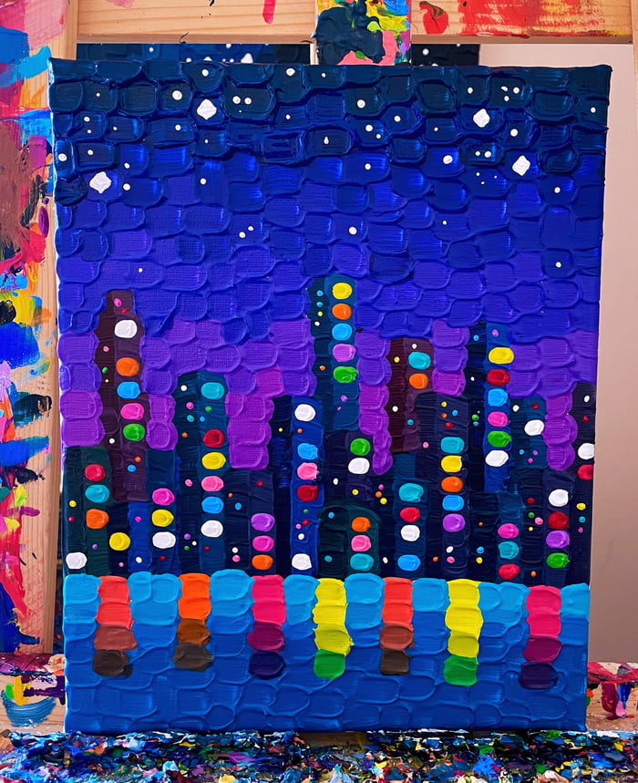 Satisfying little painting - 9GAG