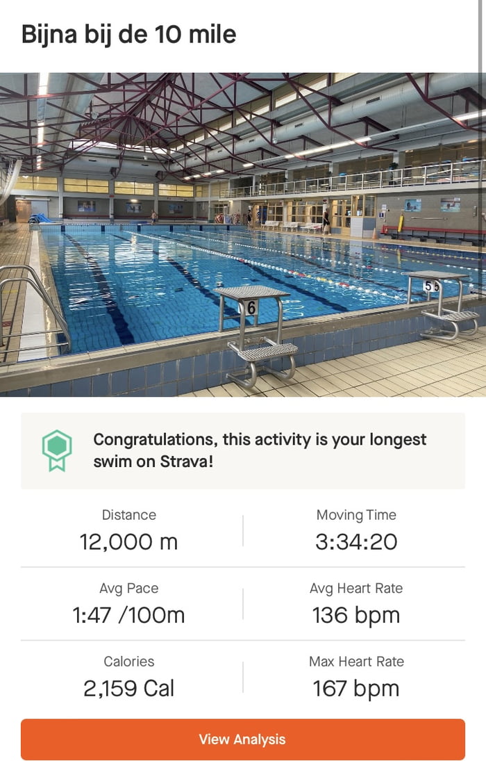 Training for a 10 mile swim. Almost there! 9GAG