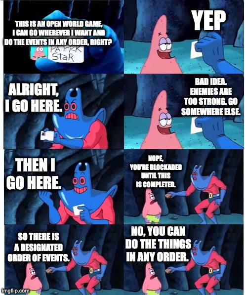 Open World Games be like - 9GAG