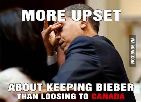 Obama Upset That Olympic Hockey Team Lost. - 9GAG