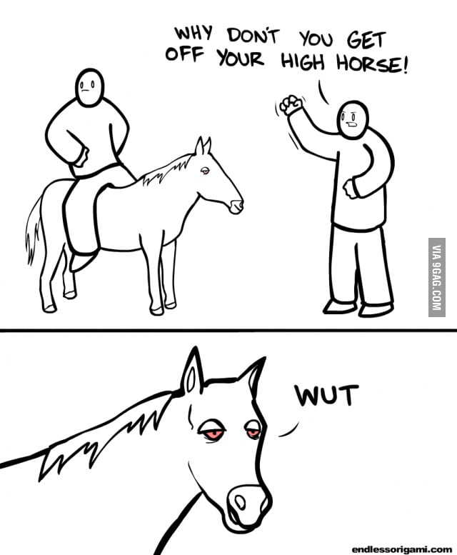 get-off-your-high-horse-9gag