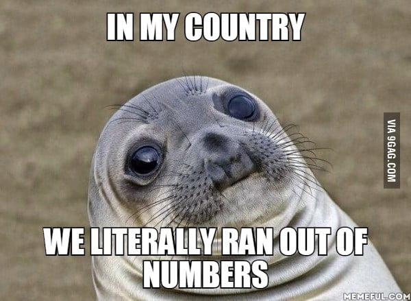 It's 13digit number called Unique Master Citizen Number... And we ran