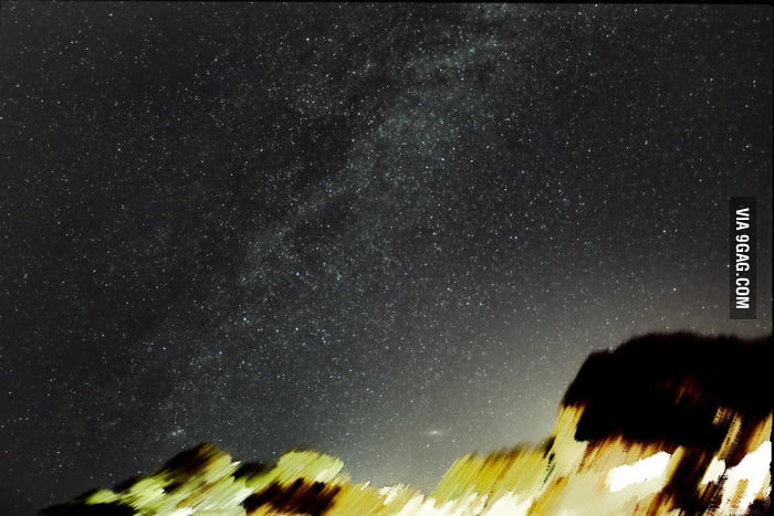 An image of the southern part of the milky way I took during my holiday ...