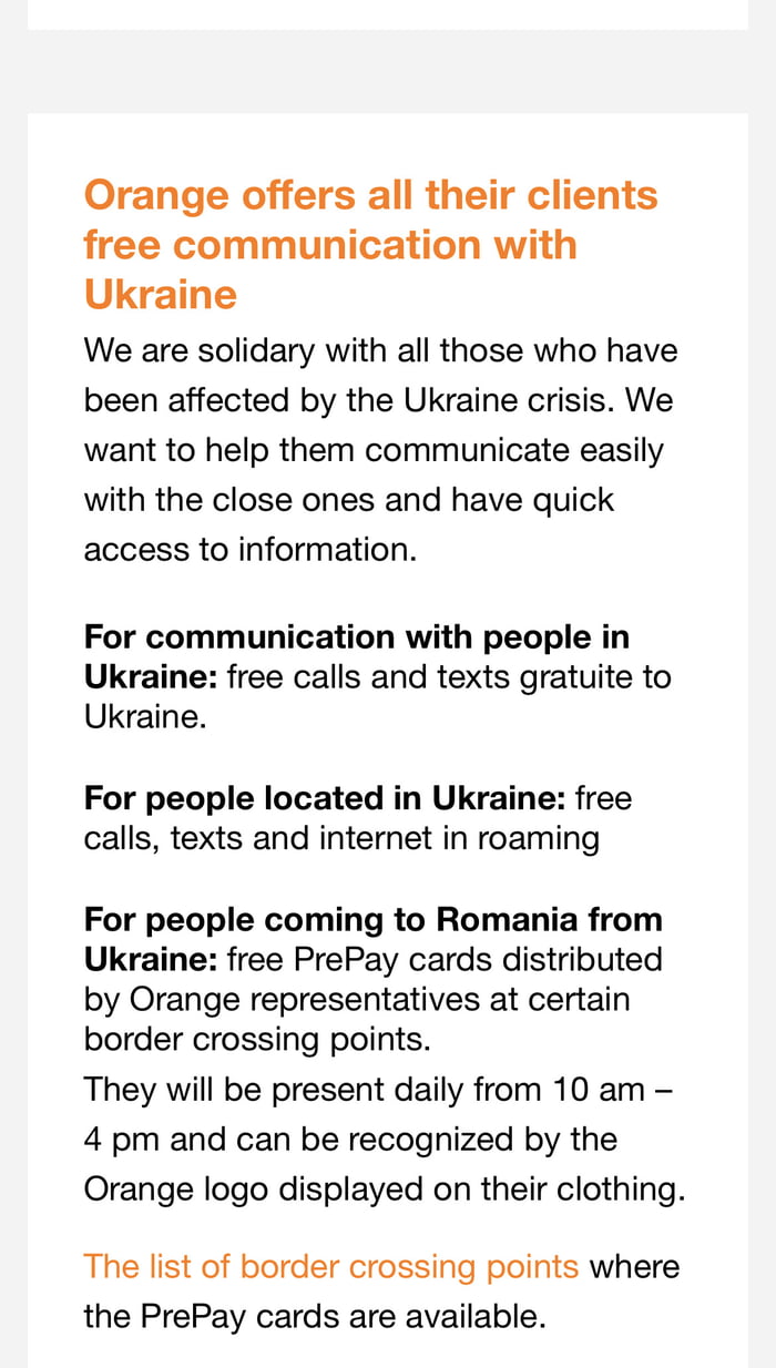 Orange Romania offers free prepaid SIM cards with free and free international minutes