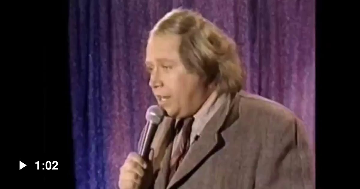 Sam Kinison on World Hunger 9GAG