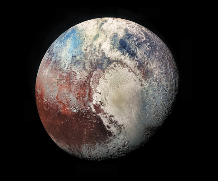 The clearest picture of Pluto. - 9GAG