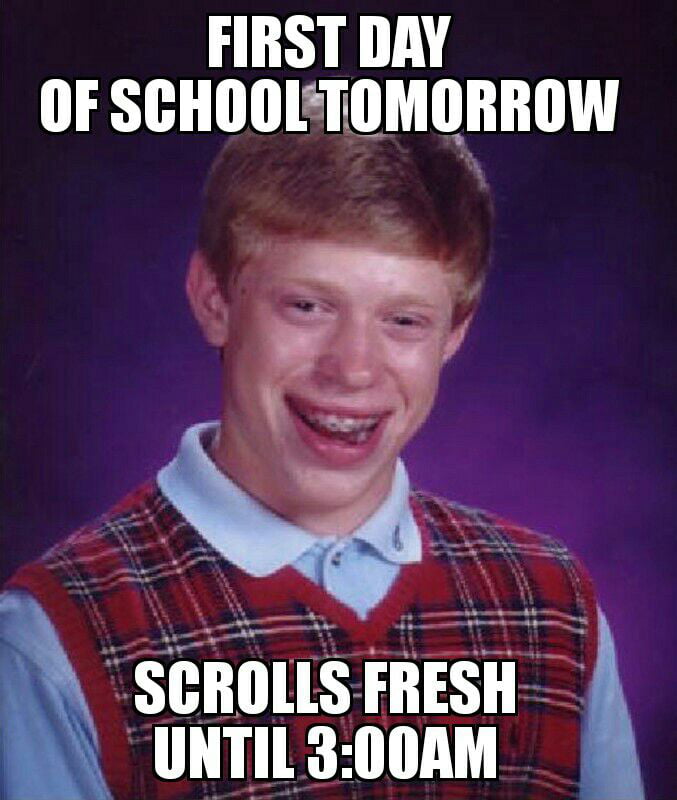 The school starts at 7:15 and I can't sleep - 9GAG