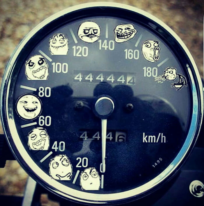 Speedometer we can understand - 9GAG