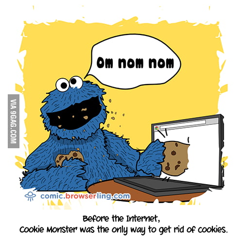 Cookie Monster - Web developer Joke - 9GAG