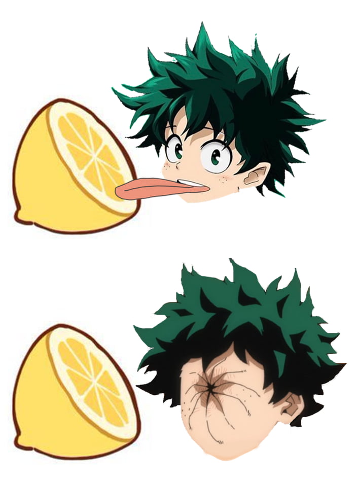 Deku lemon face - 9GAG