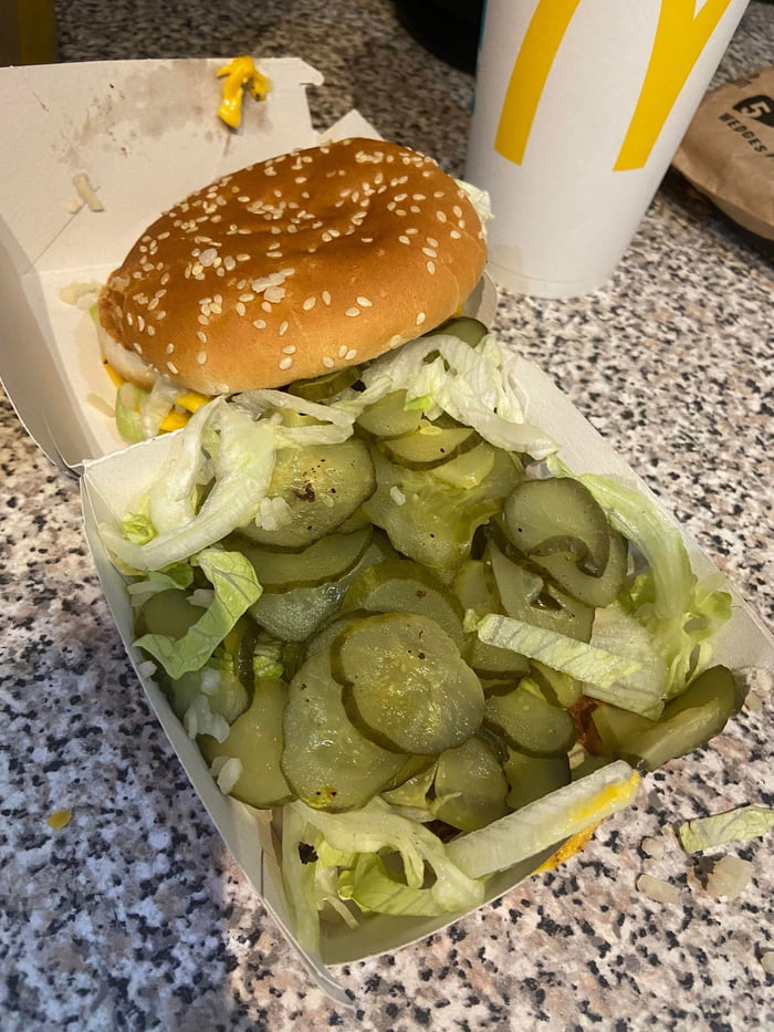 I love pickles but not on McDonald's burgers. Dunno why. Anyone else