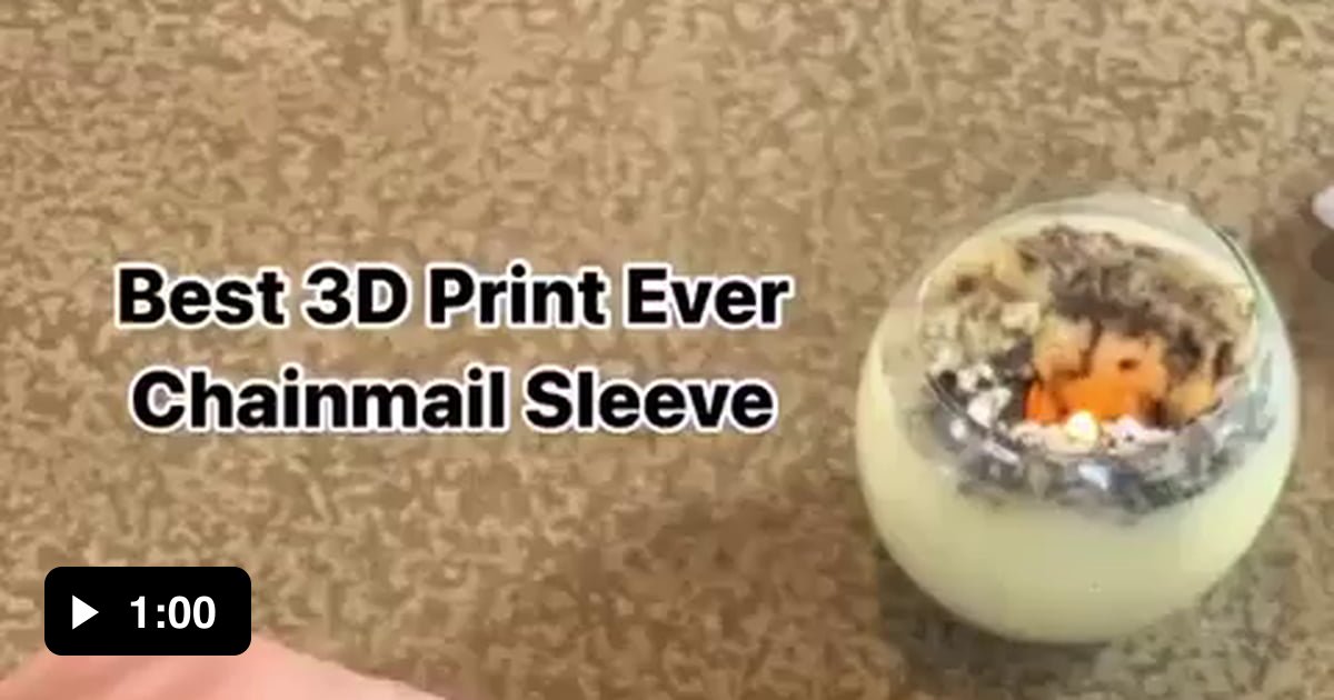 Listen To This 3d Printed Chainmail Sleeve 9GAG listen-to-this-3d-printed-chainmail-sleeve-9gag