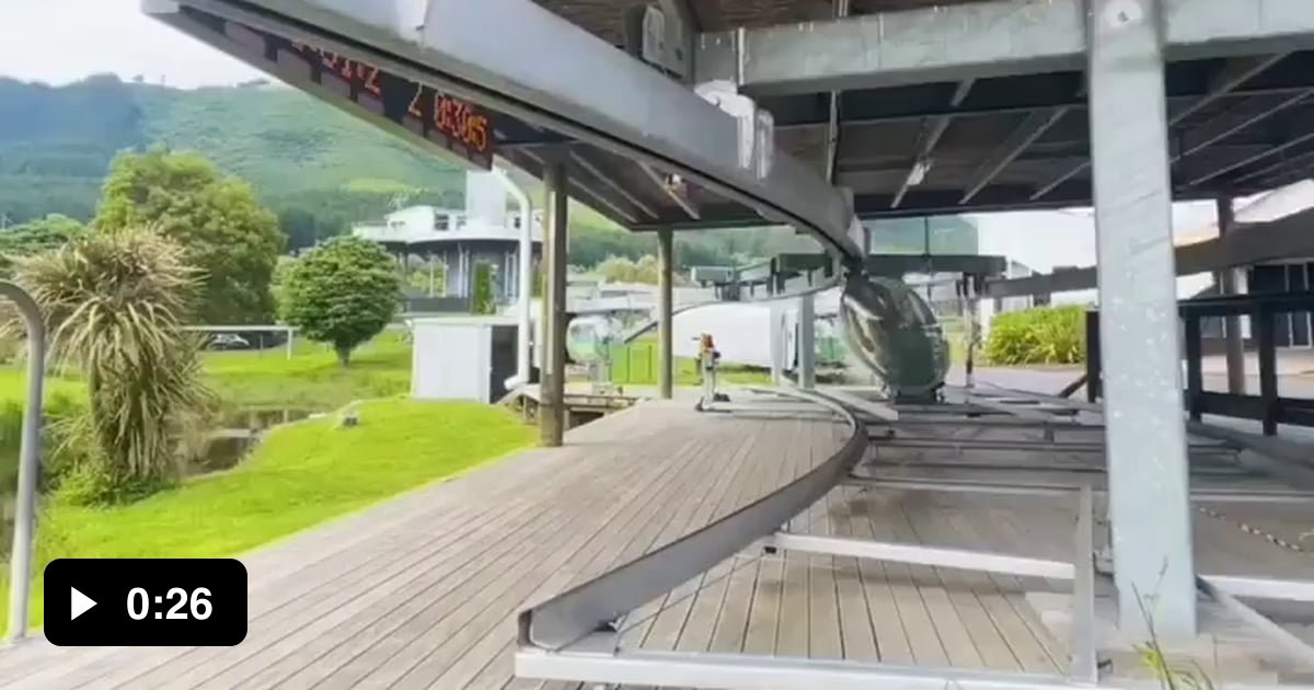 A Pedal-powered Monorail - The Shweeb Racer at Velocity Valley, Rotorua ...