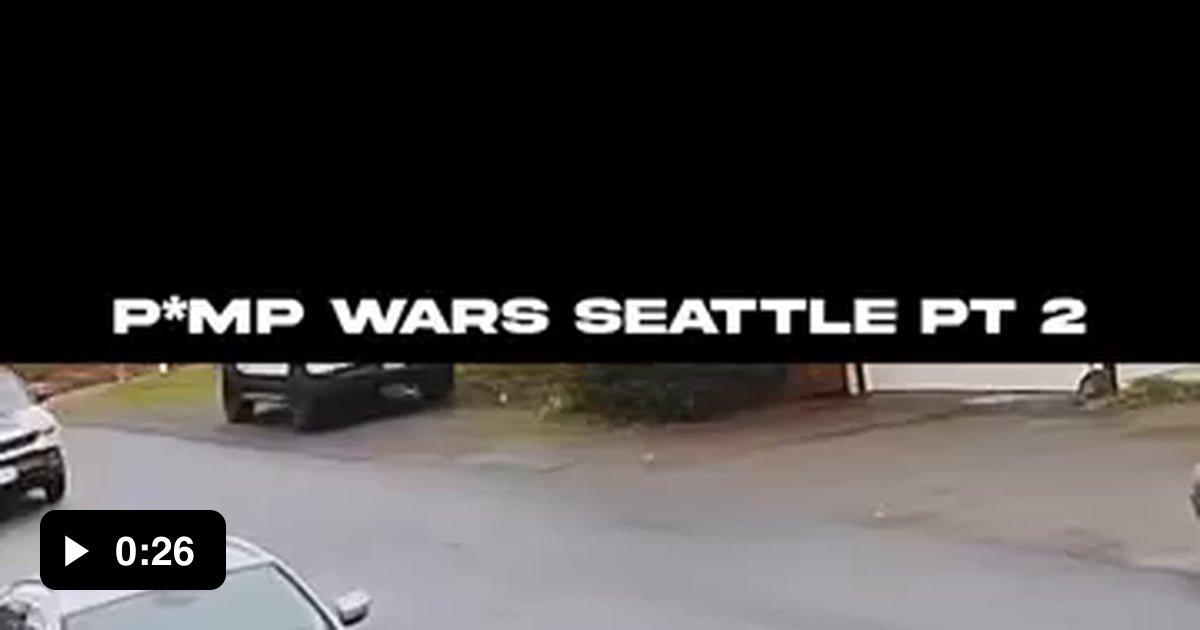Seattle pimp catches rival pimp in his territory trying to set up shop ...