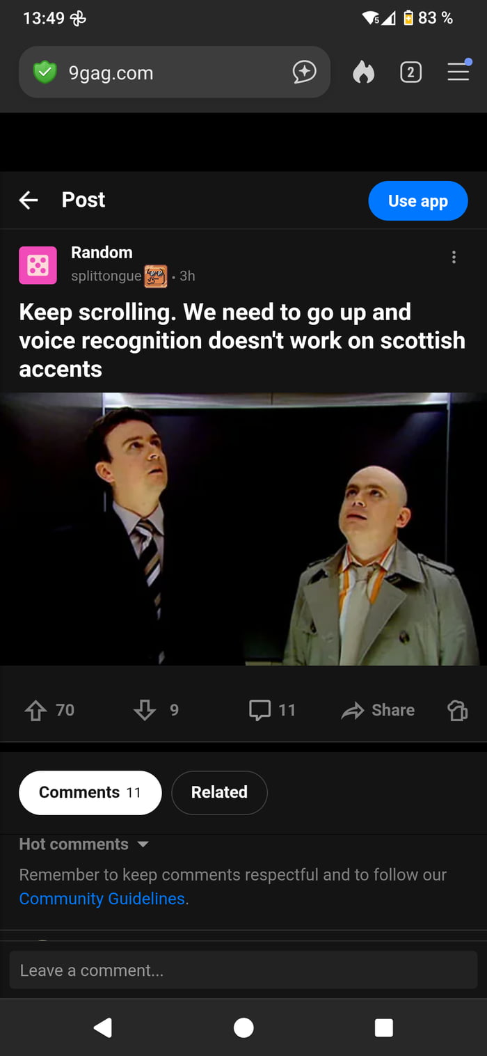 The comments knew what's going on - 9GAG