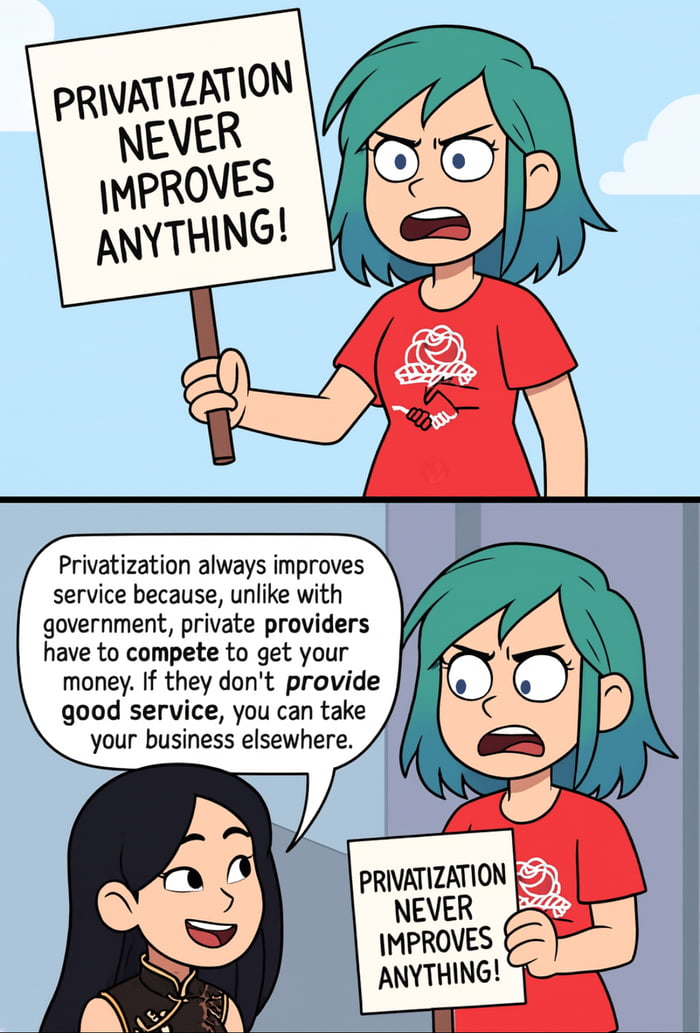 Government has little incentive to improve because “their money” is ...