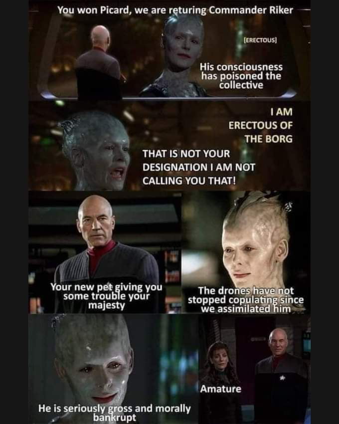 Eerie Trombone noises from the Cube. 9GAG