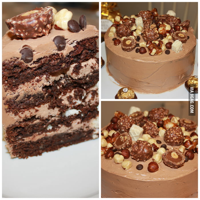 Ferrero Roche Cake - 9GAG
