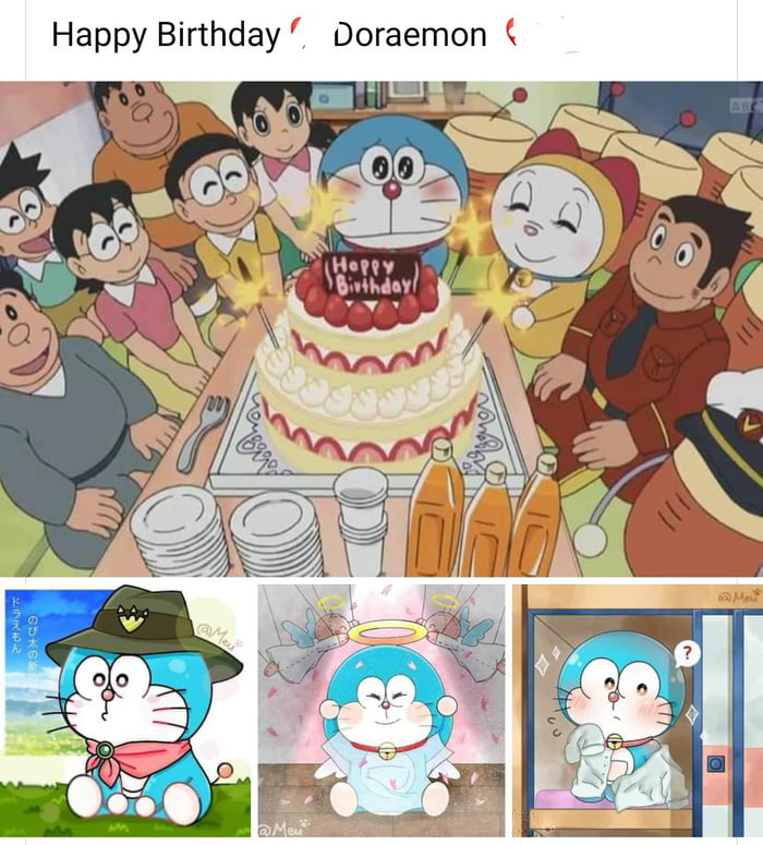 Happy Birthday Doraemon - 9GAG