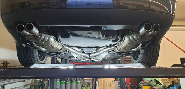 passat w8 exhaust
