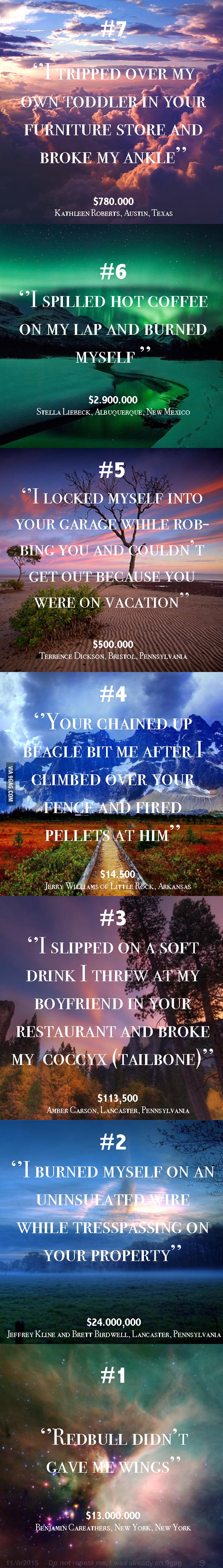 5 most ridiculous lawsuits against companies 5 most ridiculous lawsuits against companies