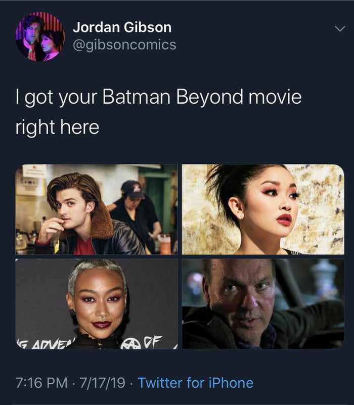 Thoughts on this Batman Beyond fancast? - 9GAG