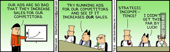 Strategic incompetence - 9GAG