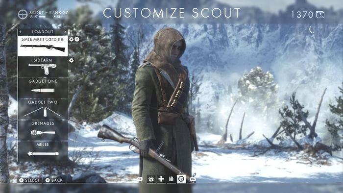 battlefield 1 loadout customization